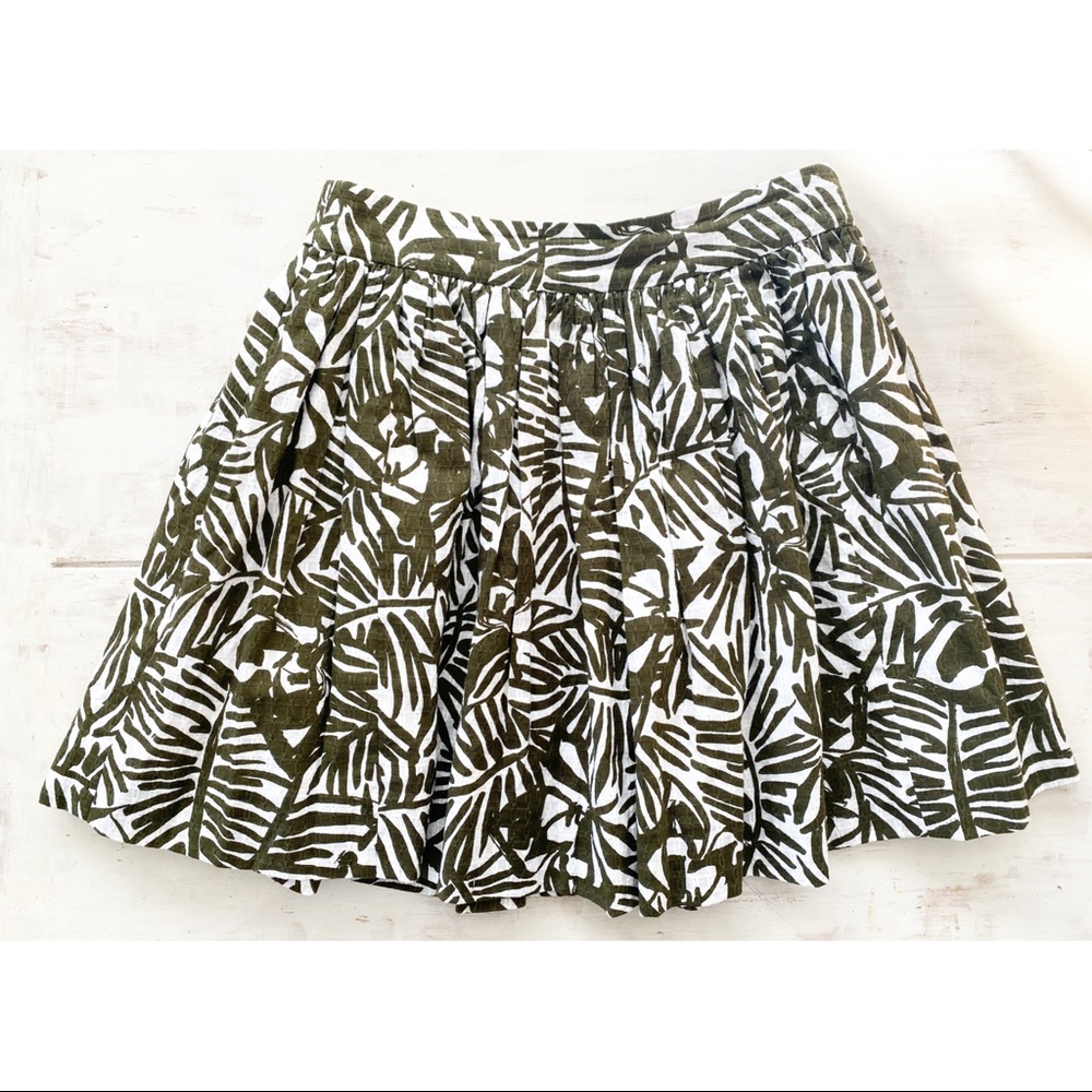 Kate Spade Eyelet Palm Leaf Skirt Sz. 2
